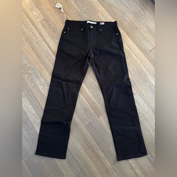 Artistix Black Denim Jeans size 34 waist 33 length - Picture 2 of 9